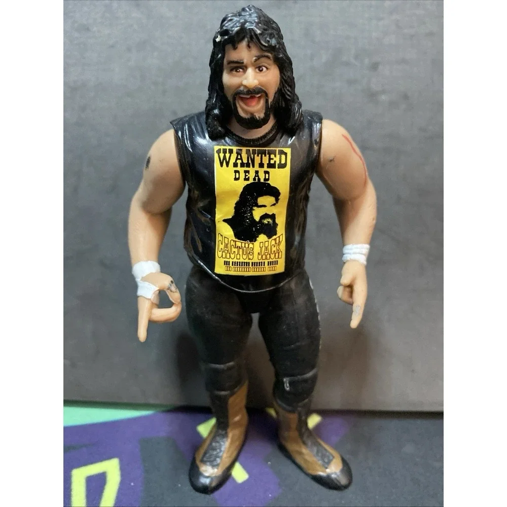 Jakks 1998 WWF No Holds Barred Cactus Jack Mick Foley Action Figure Wrestling